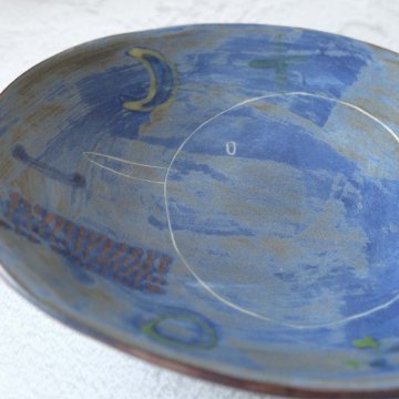 5寸丸深絵皿の画像