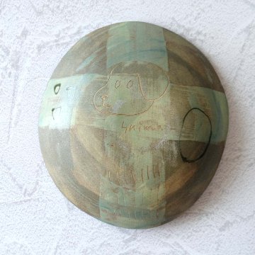 5寸丸深絵皿の画像