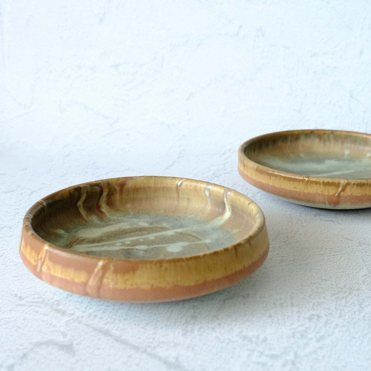 ｽﾘｯﾌﾟ模様丸浅鉢Ｓの画像