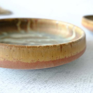 ｽﾘｯﾌﾟ模様丸浅鉢Ｓの画像