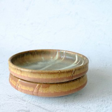 ｽﾘｯﾌﾟ模様丸浅鉢Ｓの画像