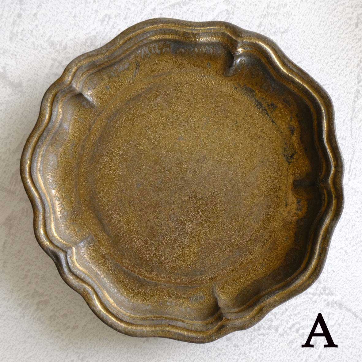 フリル丸平皿の画像