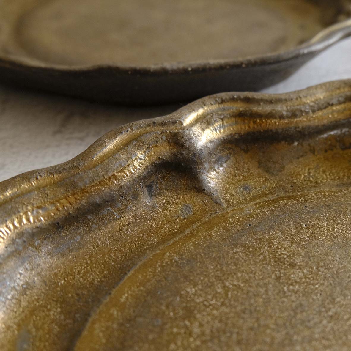 フリル丸平皿の画像