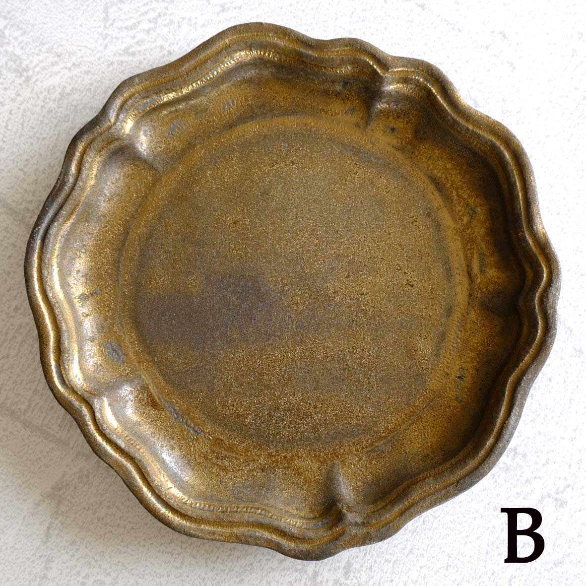 フリル丸平皿の画像