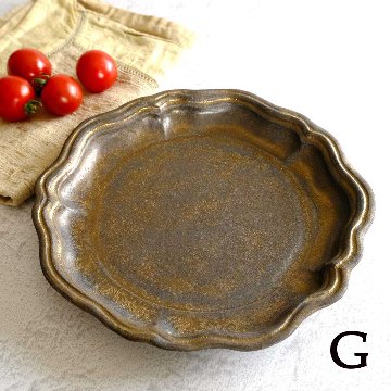 フリル丸平皿の画像