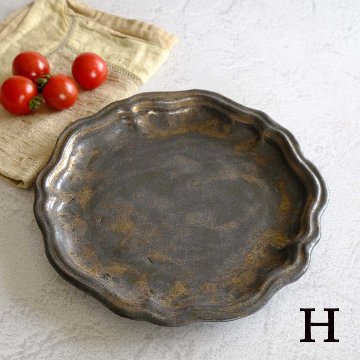 フリル丸平皿の画像