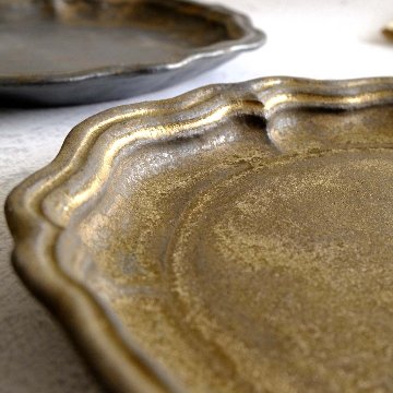 フリル丸平皿の画像