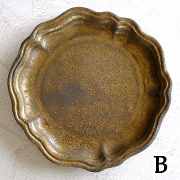 フリル丸平皿の画像