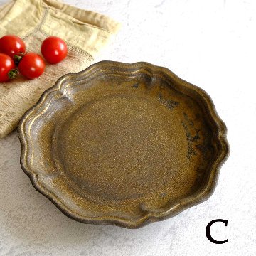 フリル丸平皿の画像