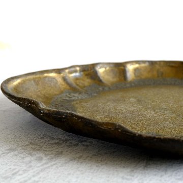 フリル楕円平皿の画像