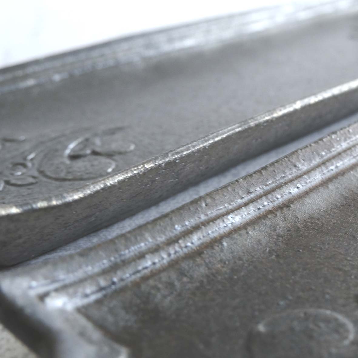 星花文長方皿の画像