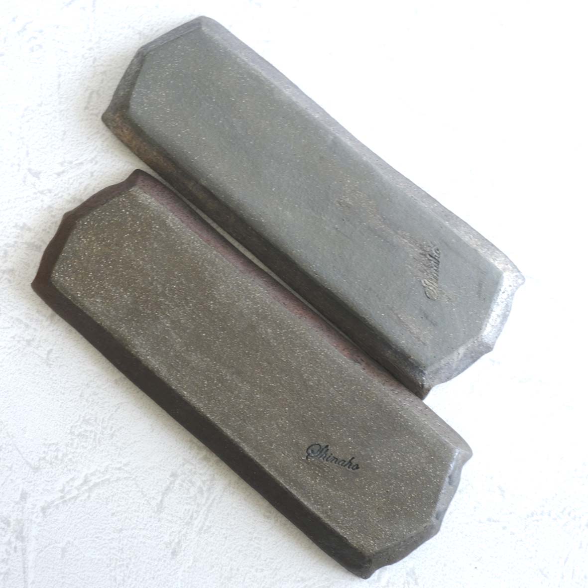 星花文長方皿の画像