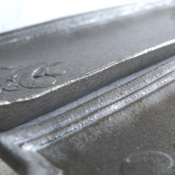 星花文長方皿の画像