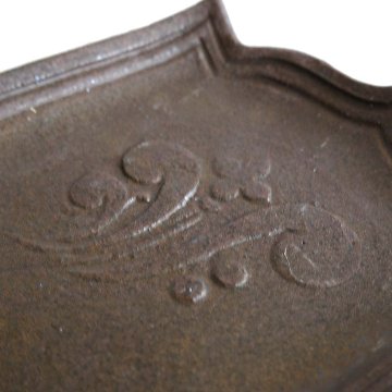 星花文長方皿の画像