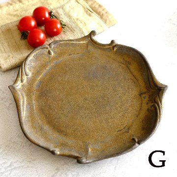 ロカイユ丸平皿の画像