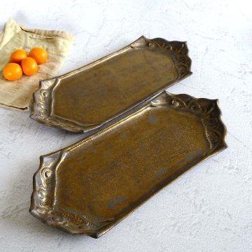 アラベスク長皿の画像