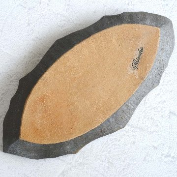 アラベスク文長皿の画像