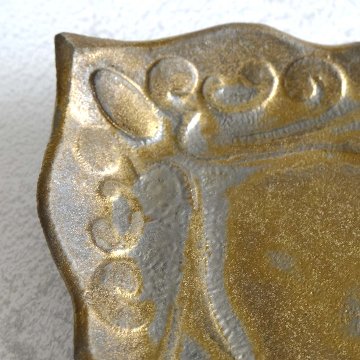 アラベスク文長皿の画像