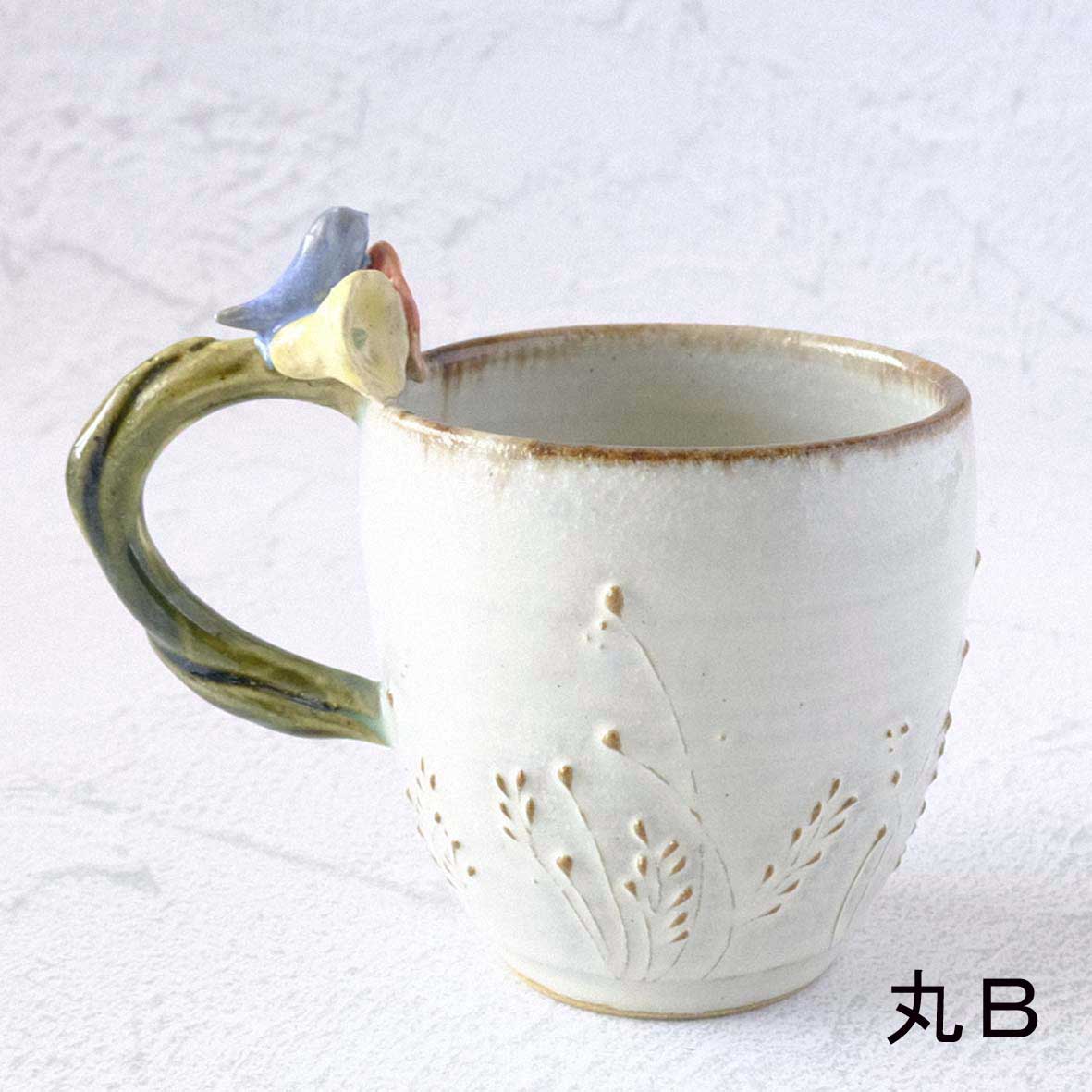 お花取手マグの画像