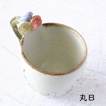お花取手マグの画像