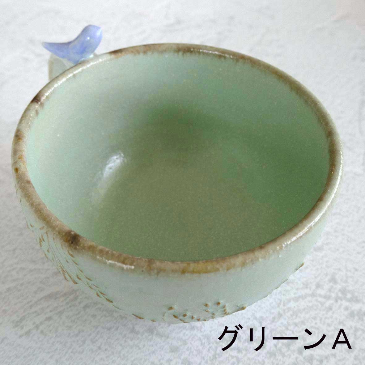 小鳥のスープカップの画像