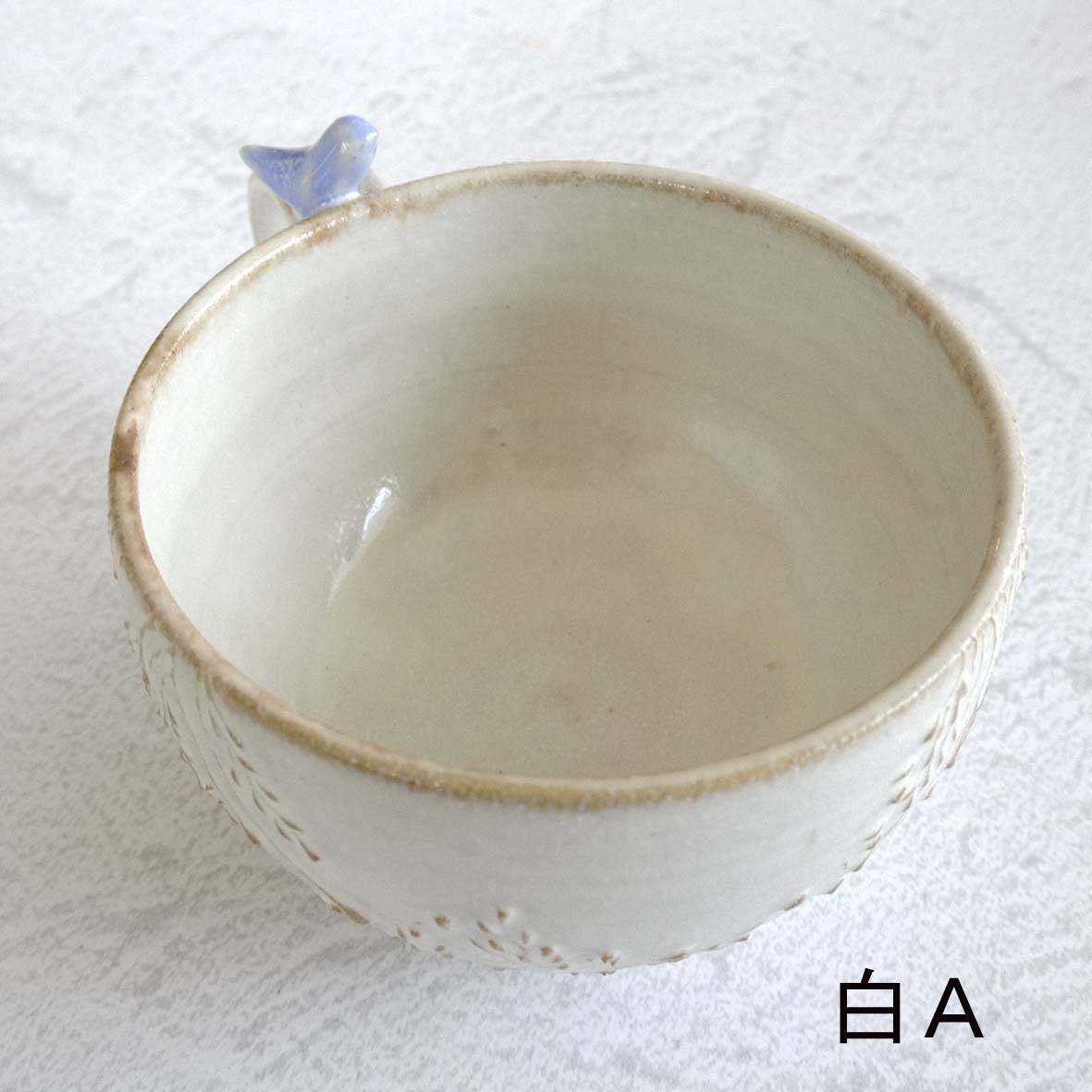 小鳥のスープカップの画像