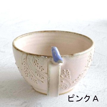 小鳥のスープカップの画像