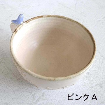 小鳥のスープカップの画像