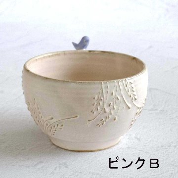 小鳥のスープカップの画像