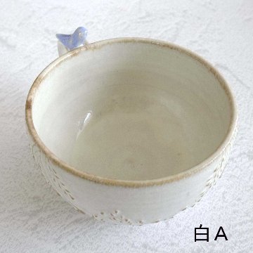 小鳥のスープカップの画像