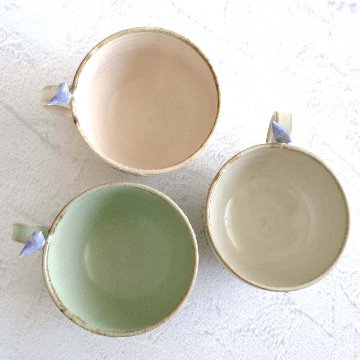 小鳥のスープカップの画像