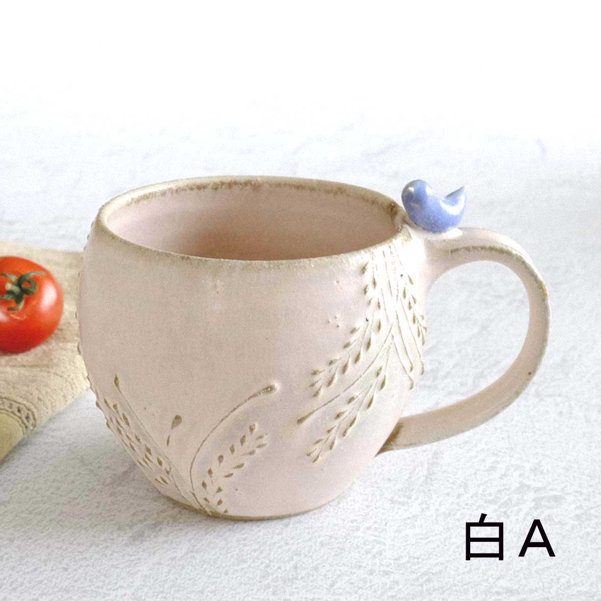 小鳥のマグカップの画像