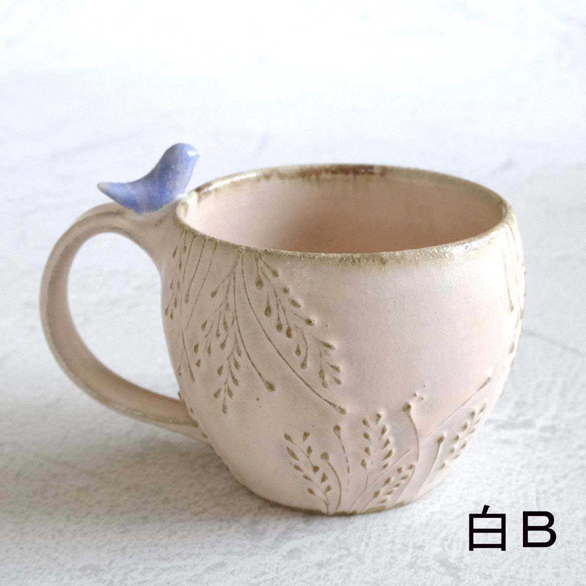 小鳥のマグカップの画像