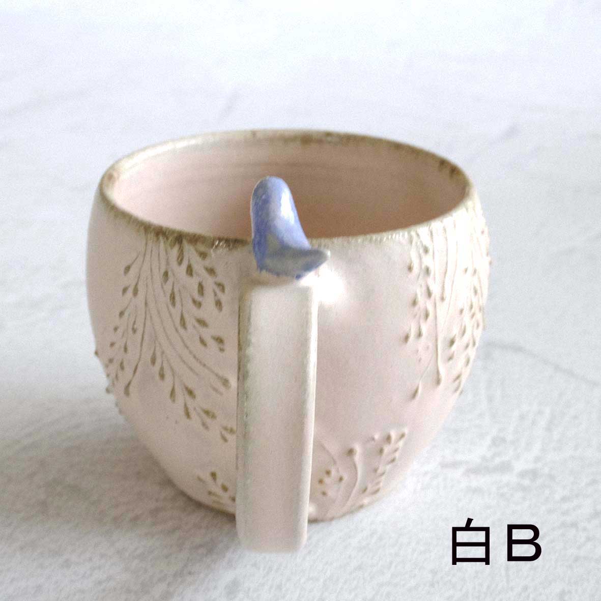 小鳥のマグカップの画像