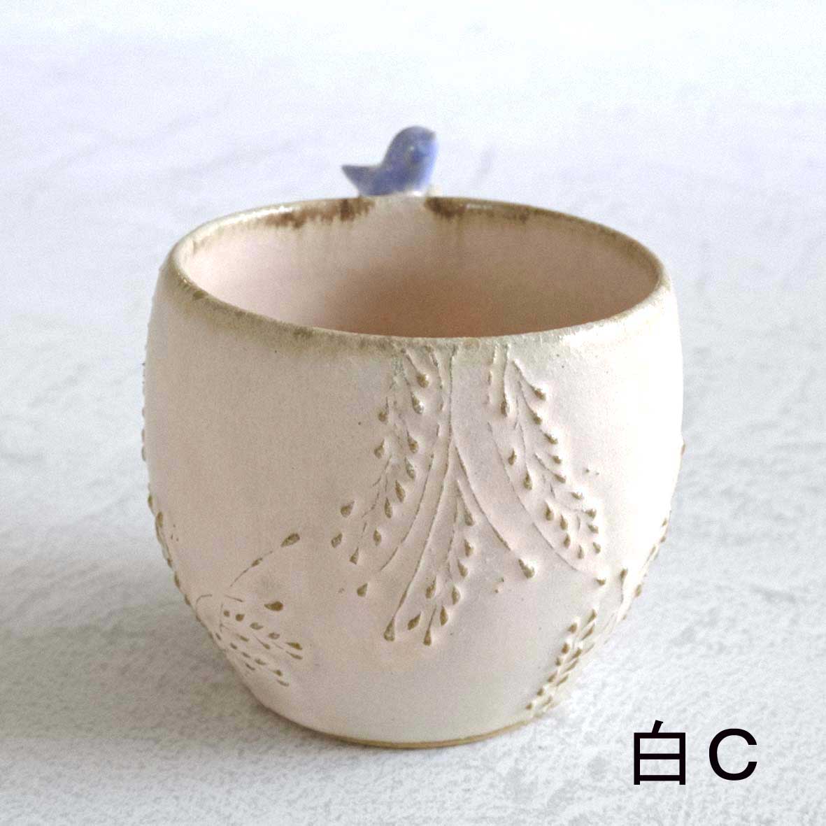 小鳥のマグカップの画像