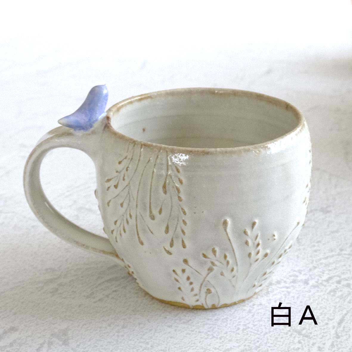 小鳥のマグカップの画像