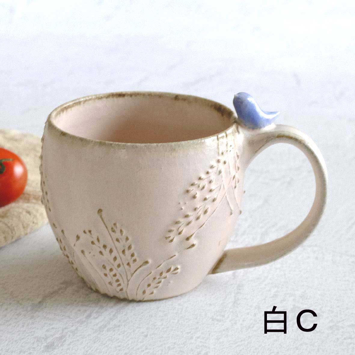 小鳥のマグカップの画像