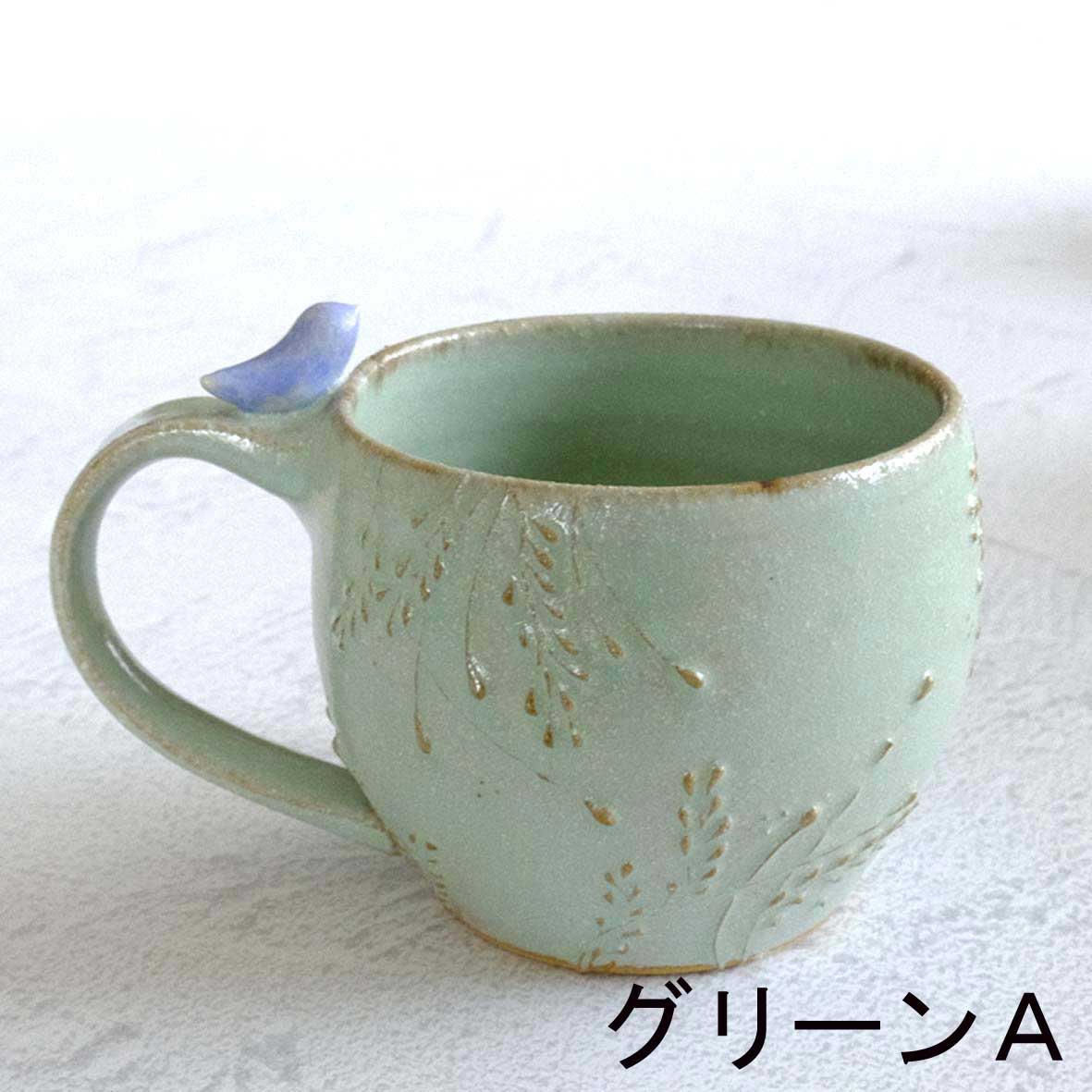 小鳥のマグカップの画像