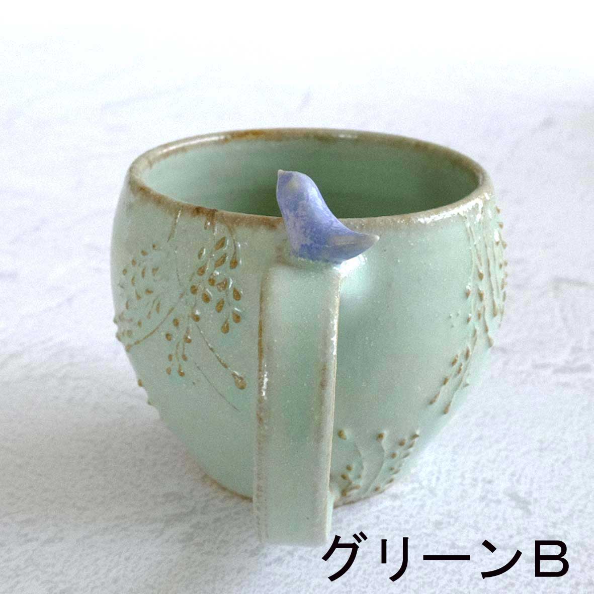 小鳥のマグカップの画像