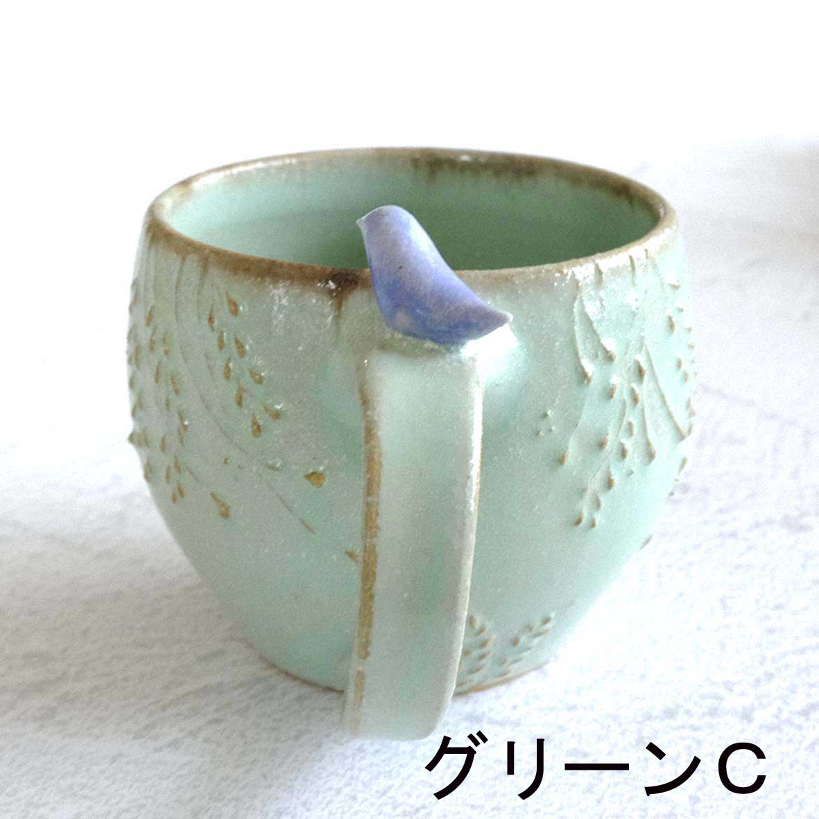 小鳥のマグカップの画像