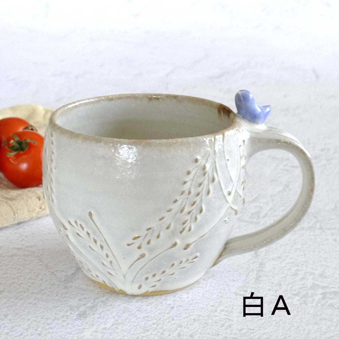 小鳥のマグカップの画像