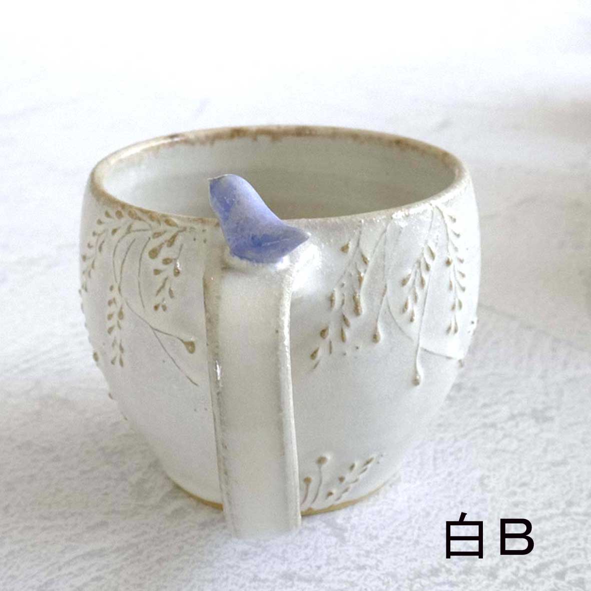 小鳥のマグカップの画像