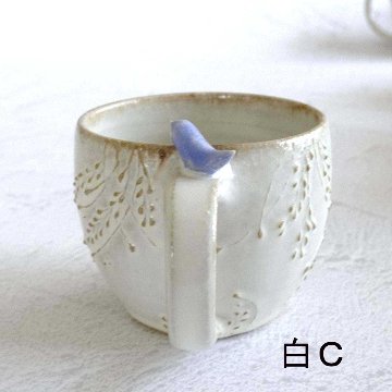 小鳥のマグカップの画像