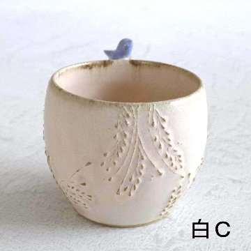 小鳥のマグカップの画像