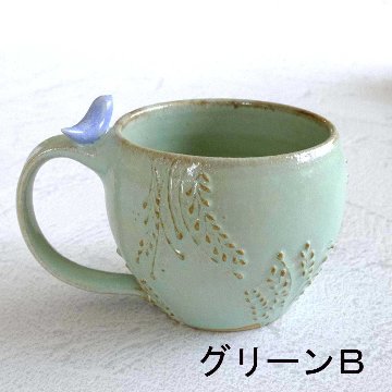小鳥のマグカップの画像