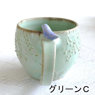 小鳥のマグカップの画像