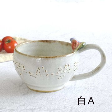 小鳥とお花のﾃｨｰｶｯﾌﾟの画像