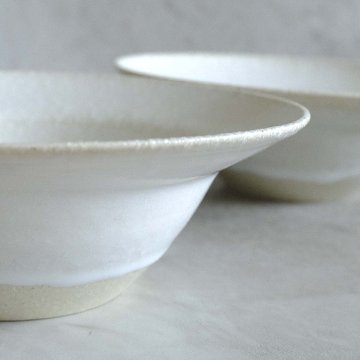 ポタージュ皿（白糠）の画像
