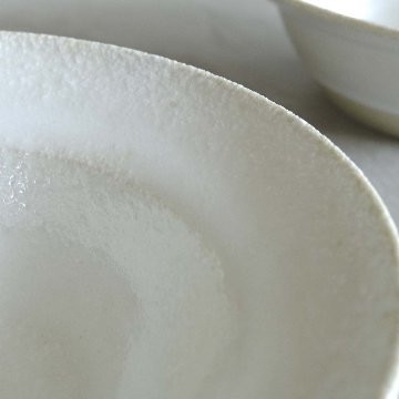 ポタージュ皿（白糠）の画像