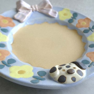 キャラクター付き小皿の画像